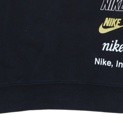 Mens UK Size S Nike Black Pullover Sweatshirt