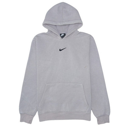 Womens UK Size L Nike Grey Pullover Hoodie