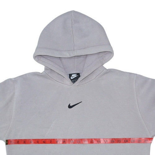 Womens UK Size L Nike Grey Pullover Hoodie