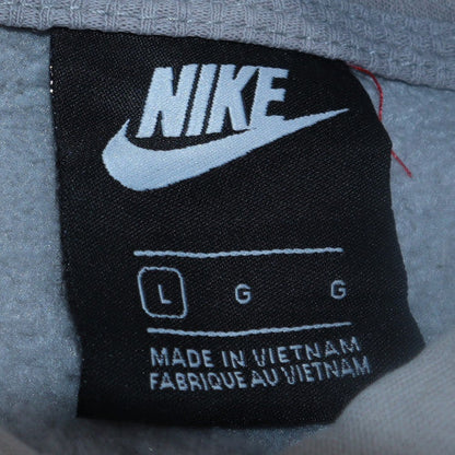 Womens UK Size L Nike Grey Pullover Hoodie