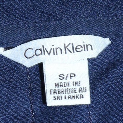 Mens UK Size S Calvin Klein Blue Pullover Hoodie