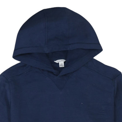 Mens UK Size S Calvin Klein Blue Pullover Hoodie