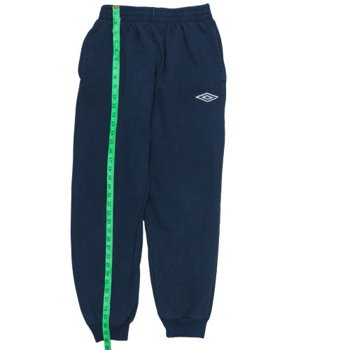Mens UK Size M Umbro Regular Fit Sweatpants Blue Trousers