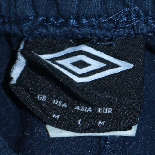 Mens UK Size M Umbro Regular Fit Sweatpants Blue Trousers