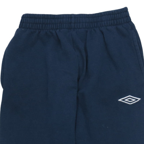 Mens UK Size M Umbro Regular Fit Sweatpants Blue Trousers