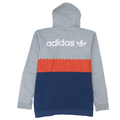 Mens UK Size L adidas Multicoloured Pullover Hoodie