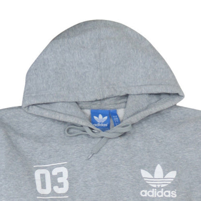 Mens UK Size L adidas Multicoloured Pullover Hoodie