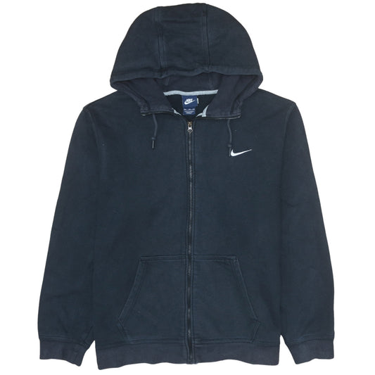 Mens UK Size 2XL Nike Black Full Zip Hoodie