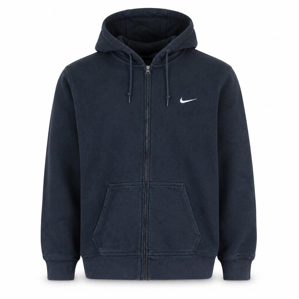 Mens UK Size 2XL Nike Black Full Zip Hoodie