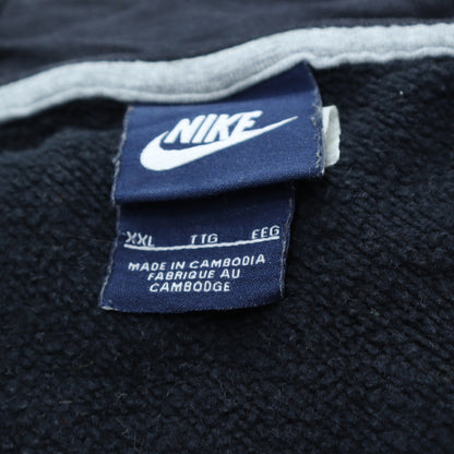 Mens UK Size 2XL Nike Black Full Zip Hoodie