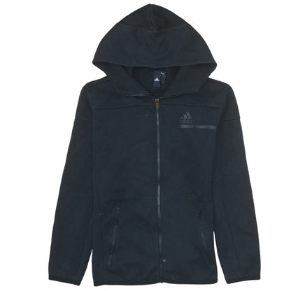 Mens UK Size S adidas Black Full Zip Hoodie
