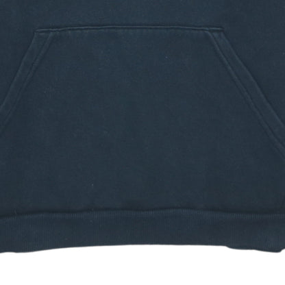 Puma Boys Black Pullover Hoodie 15-16 Years Fleece Logo Sweatshirt