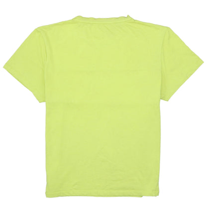 Tommy Sport Men's Yellow Colourblock Cotton T-Shirt Size M