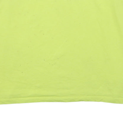 Tommy Sport Men's Yellow Colourblock Cotton T-Shirt Size M