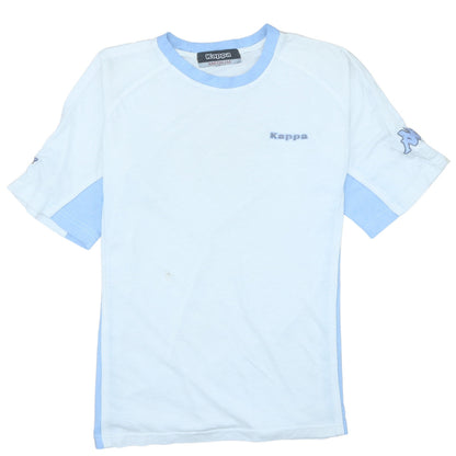 Kappa Men’s Light Blue Crew Neck Short Sleeve Cotton T-Shirt Medium