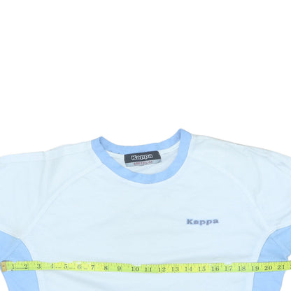 Kappa Men’s Light Blue Crew Neck Short Sleeve Cotton T-Shirt Medium