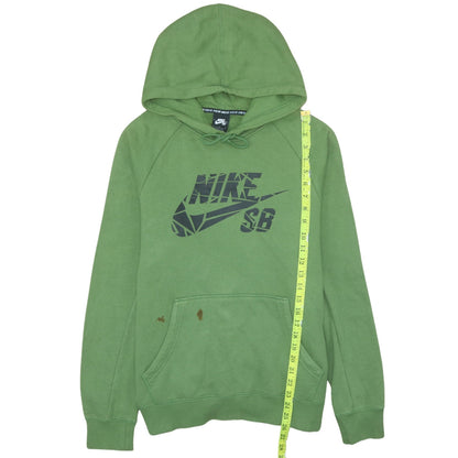 Mens UK Size M Nike Green Pullover Hoodie