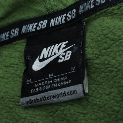 Mens UK Size M Nike Green Pullover Hoodie