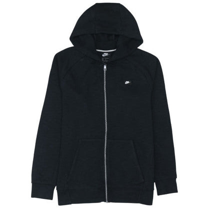 Mens UK Size M Nike Black Full Zip Hoodie