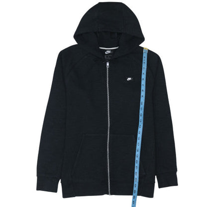 Mens UK Size M Nike Black Full Zip Hoodie