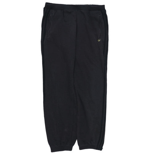 Mens UK Size L adidas Regular Fit Jogger Black Trousers