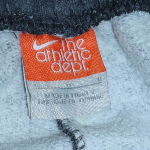 Mens UK Size L Nike Regular Fit Sweatpants Grey Trousers