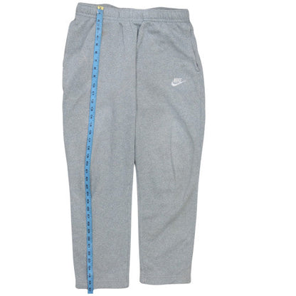 Nike Mens Grey M Jogger Sweatpants Elastic Waist Soft Fleece