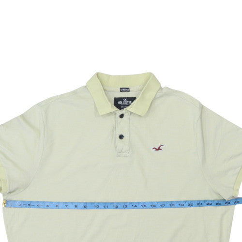 Mens UK Size 2XL Hollister Cotton Blend Polo Shirt