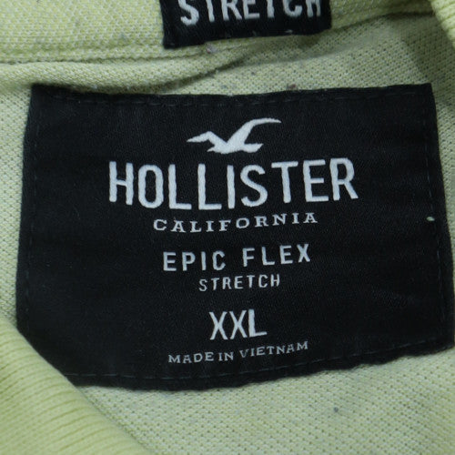 Mens UK Size 2XL Hollister Cotton Blend Polo Shirt