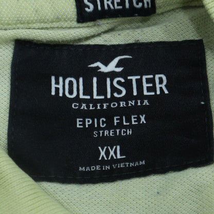 Mens UK Size 2XL Hollister Cotton Blend Polo Shirt