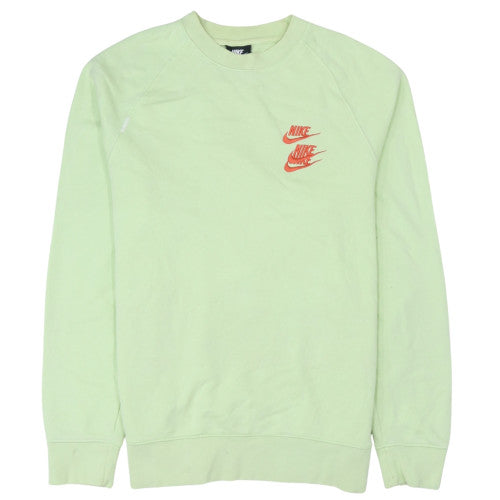 Mens UK Size M Nike Green Pullover Sweatshirt