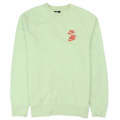 Mens UK Size M Nike Green Pullover Sweatshirt