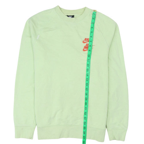 Mens UK Size M Nike Green Pullover Sweatshirt