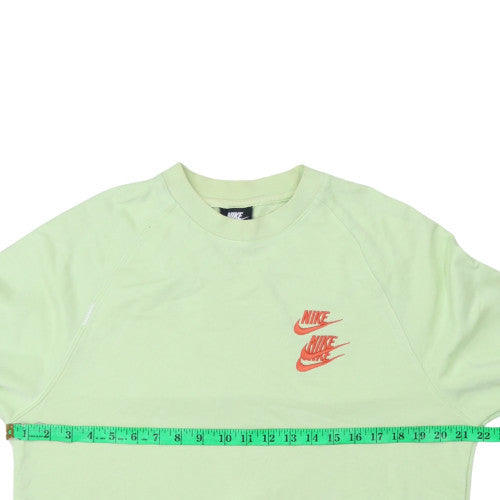 Mens UK Size M Nike Green Pullover Sweatshirt