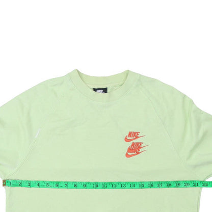 Mens UK Size M Nike Green Pullover Sweatshirt