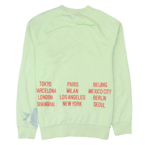 Mens UK Size M Nike Green Pullover Sweatshirt