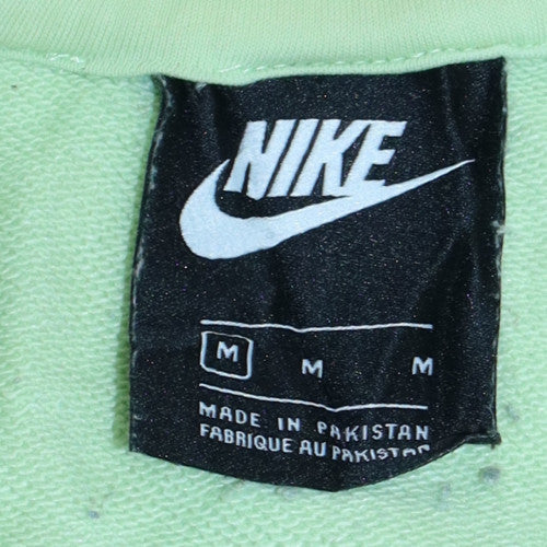 Mens UK Size M Nike Green Pullover Sweatshirt