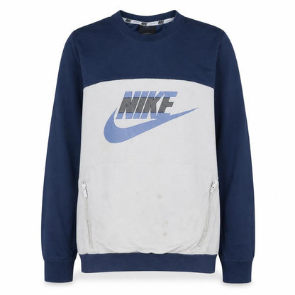 Mens UK Size XS Nike Blue Pullover Sweatshirt