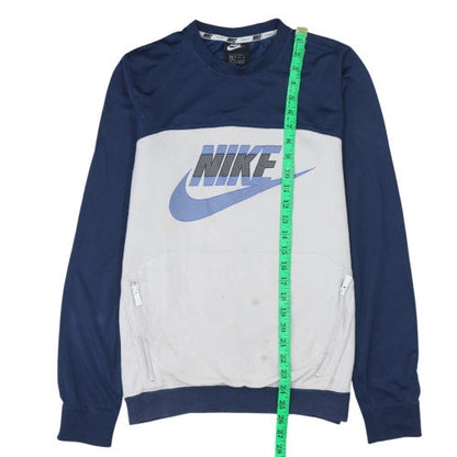 Mens UK Size XS Nike Blue Pullover Sweatshirt
