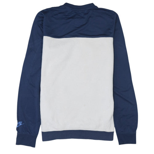 Mens UK Size XS Nike Blue Pullover Sweatshirt