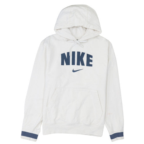 Mens UK Size S Nike White Pullover Hoodie