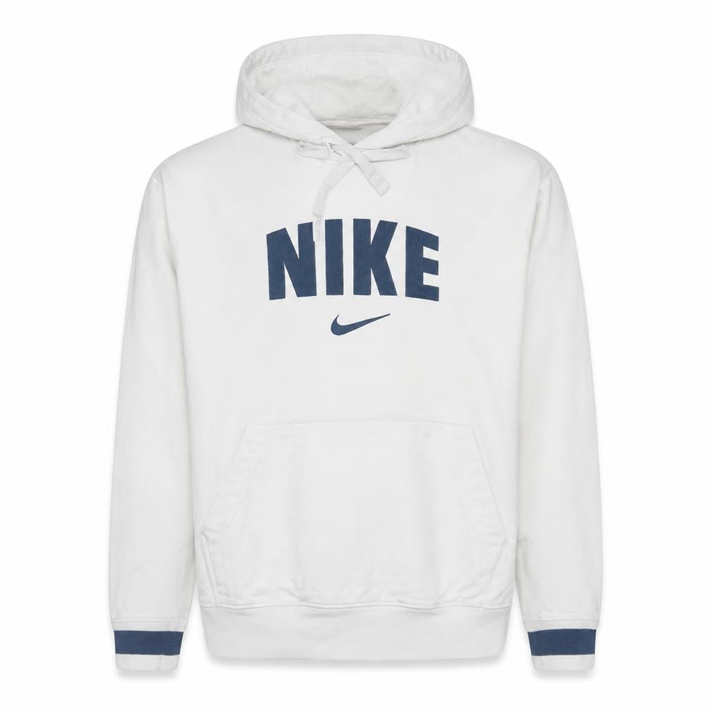 Mens UK Size S Nike White Pullover Hoodie