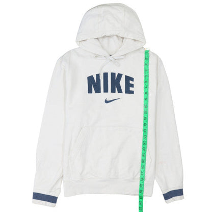 Mens UK Size S Nike White Pullover Hoodie