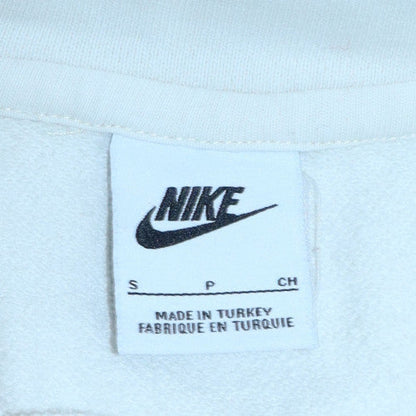 Mens UK Size S Nike White Pullover Hoodie