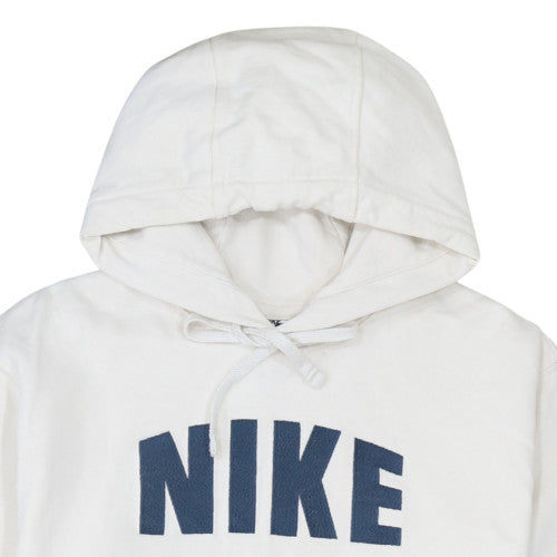 Mens UK Size S Nike White Pullover Hoodie