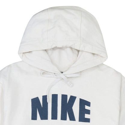 Mens UK Size S Nike White Pullover Hoodie