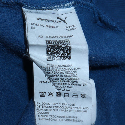 Puma Boys Blue Crew Neck Pullover Sweatshirt 15-16 Years Classic Logo
