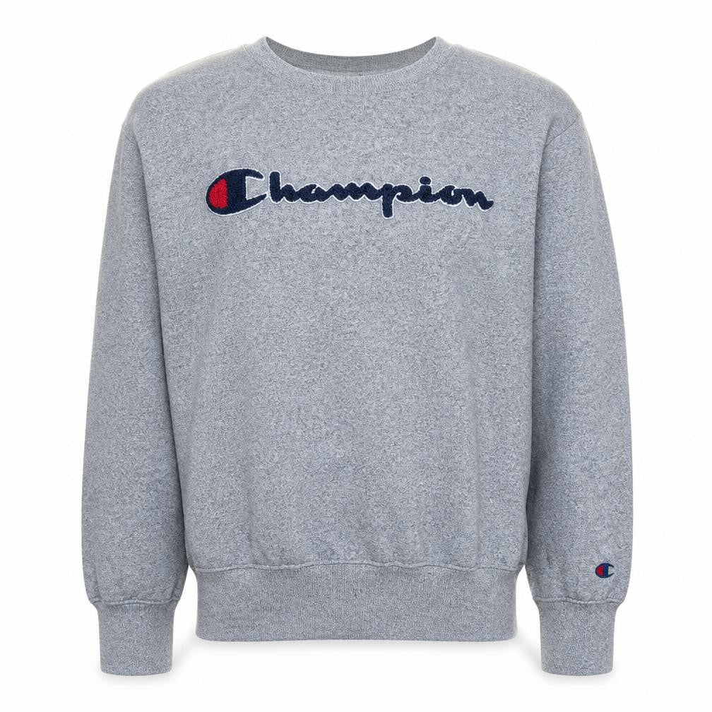Mens UK Size M Champion Grey Pullover Sweatshirt