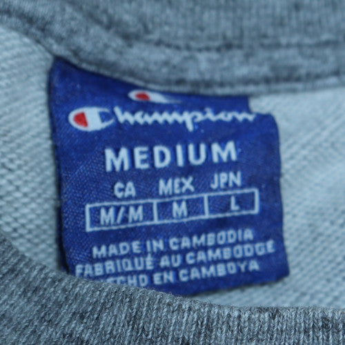 Mens UK Size M Champion Grey Pullover Sweatshirt