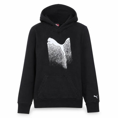 Womens UK Size 14 PUMA Black Pullover Hoodie